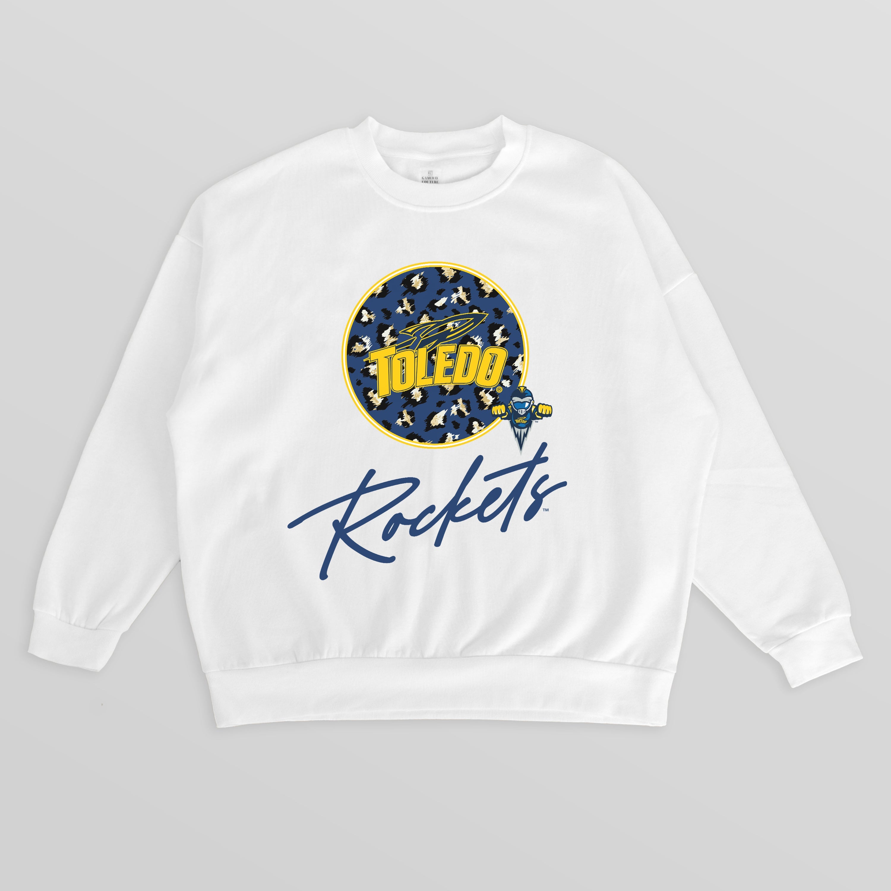 TOLEDO ROCKETS WILD BREAKTHROUGH PREMIUM FLEECE CREWNECK PULLOVER