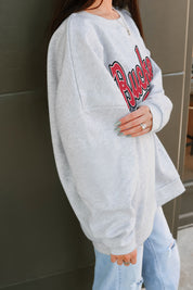 OHIO STATE BUCKEYES CLASSIC WIN PREMIUM FLEECE CREWNECK PULLOVER