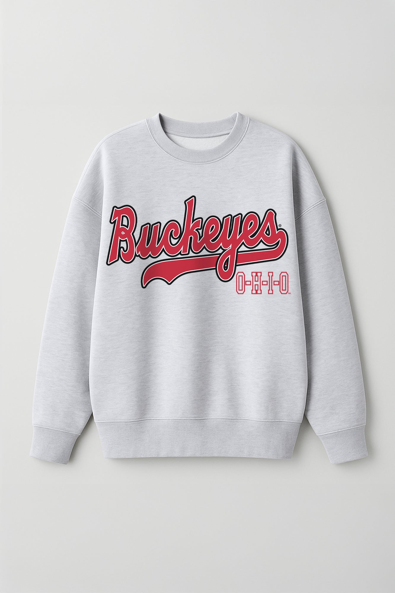 OHIO STATE BUCKEYES CLASSIC WIN PREMIUM FLEECE CREWNECK PULLOVER