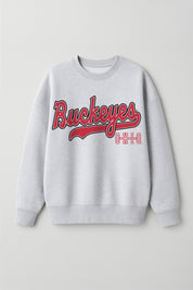OHIO STATE BUCKEYES CLASSIC WIN PREMIUM FLEECE CREWNECK PULLOVER