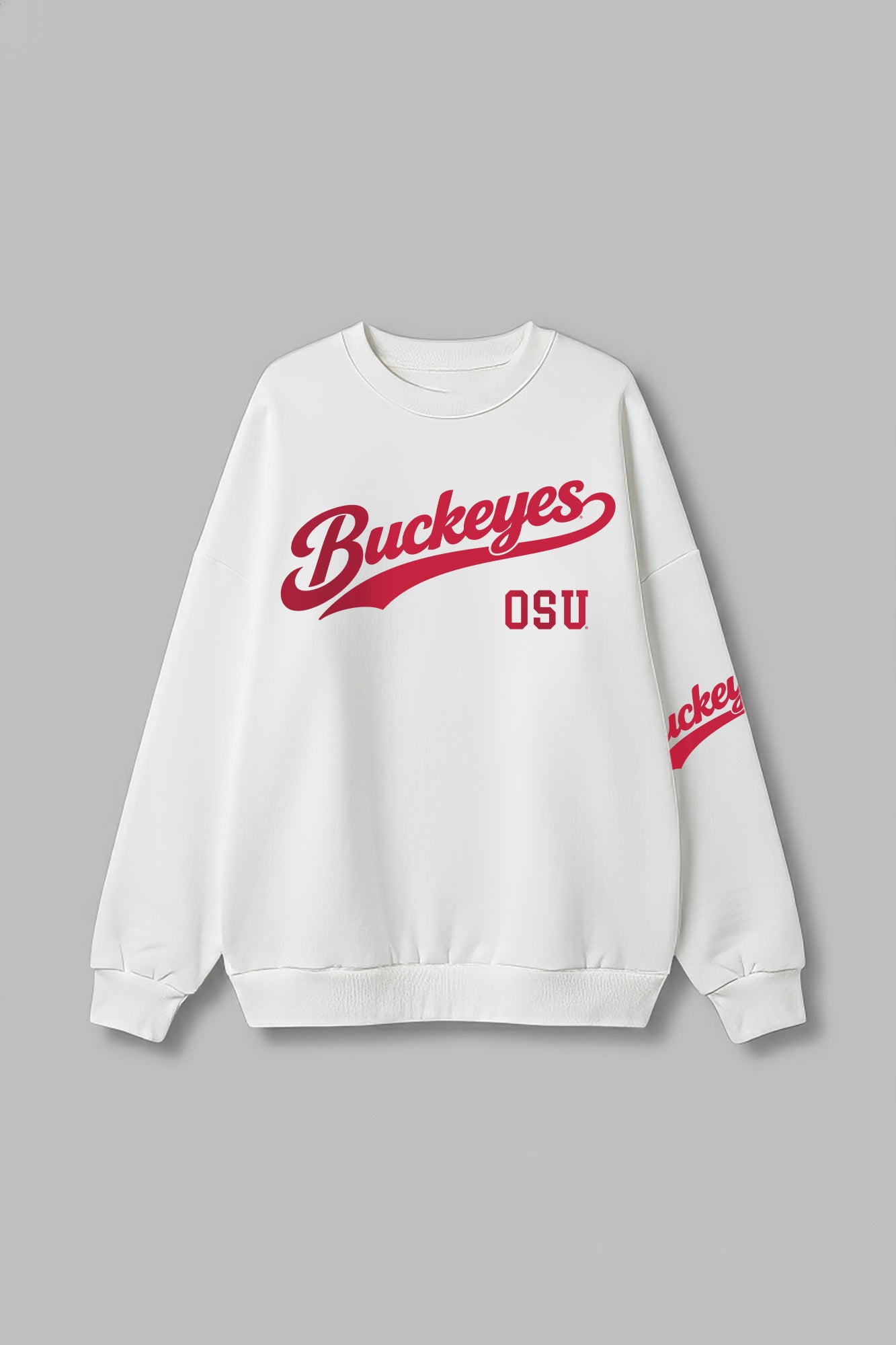 OHIO STATE BUCKEYES DAY ONE PREMIUM FLEECE UNISEX CREWNECK PULLOVER