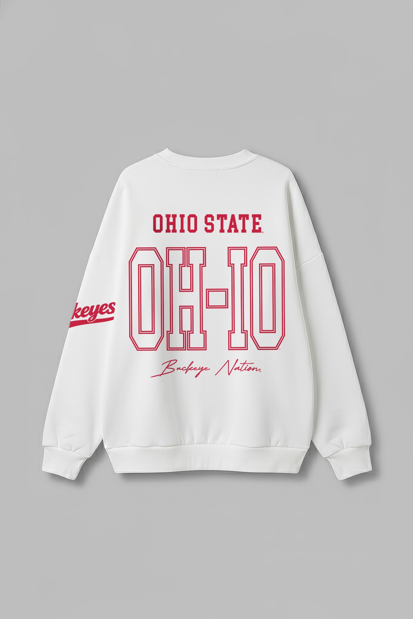 OHIO STATE BUCKEYES DAY ONE PREMIUM FLEECE UNISEX CREWNECK PULLOVER