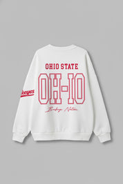 OHIO STATE BUCKEYES DAY ONE PREMIUM FLEECE UNISEX CREWNECK PULLOVER