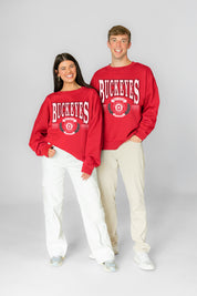 OHIO STATE BUCKEYES HONOR BOUND PREMIUM FLEECE CREWNECK PULLOVER