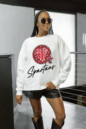 TAMPA SPARTANS WILD BREAKTHROUGH PREMIUM FLEECE CREWNECK PULLOVER
