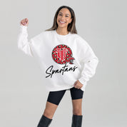 TAMPA SPARTANS WILD BREAKTHROUGH PREMIUM FLEECE CREWNECK PULLOVER