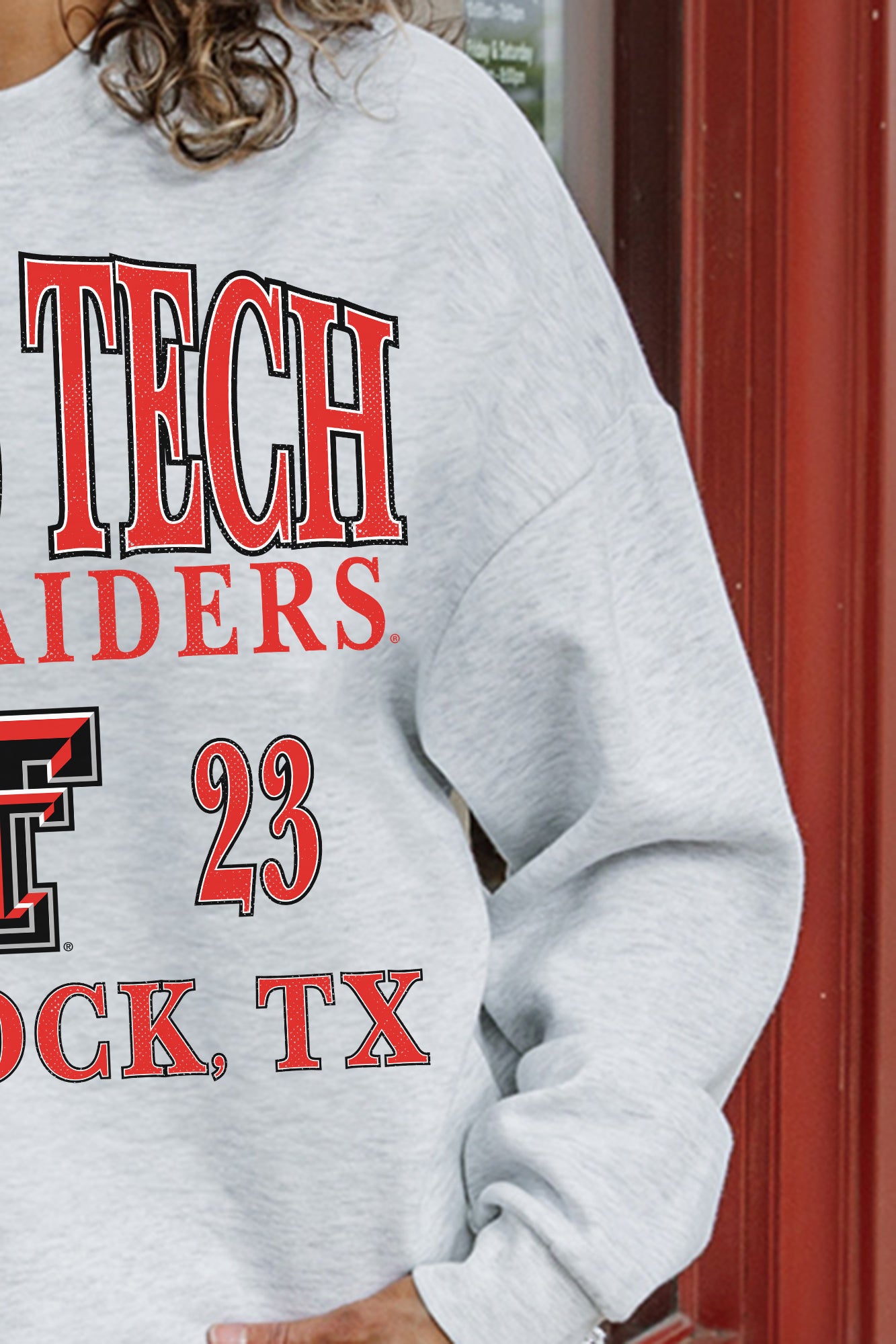 TEXAS TECH RED RAIDERS Allegiance Fleece Drop-Shoulder Pullover