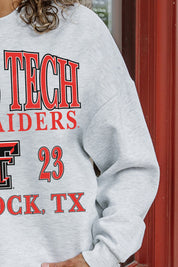 TEXAS TECH RED RAIDERS Allegiance Fleece Drop-Shoulder Pullover