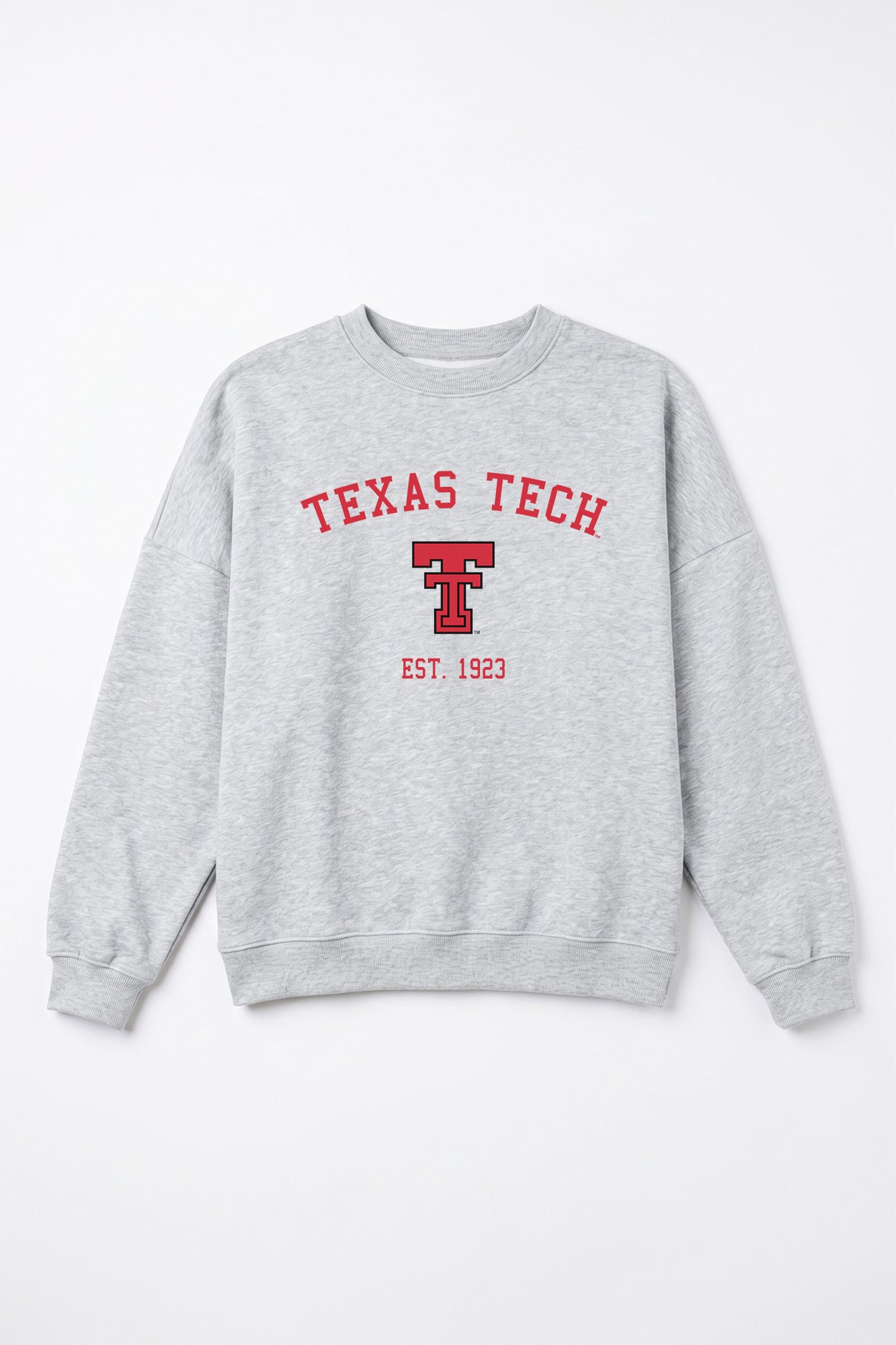 TEXAS TECH RED RAIDERS CAMPUS ENERGY PREMIUM FLEECE CREWNECK PULLOVER