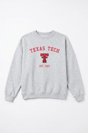 TEXAS TECH RED RAIDERS CAMPUS ENERGY PREMIUM FLEECE CREWNECK PULLOVER