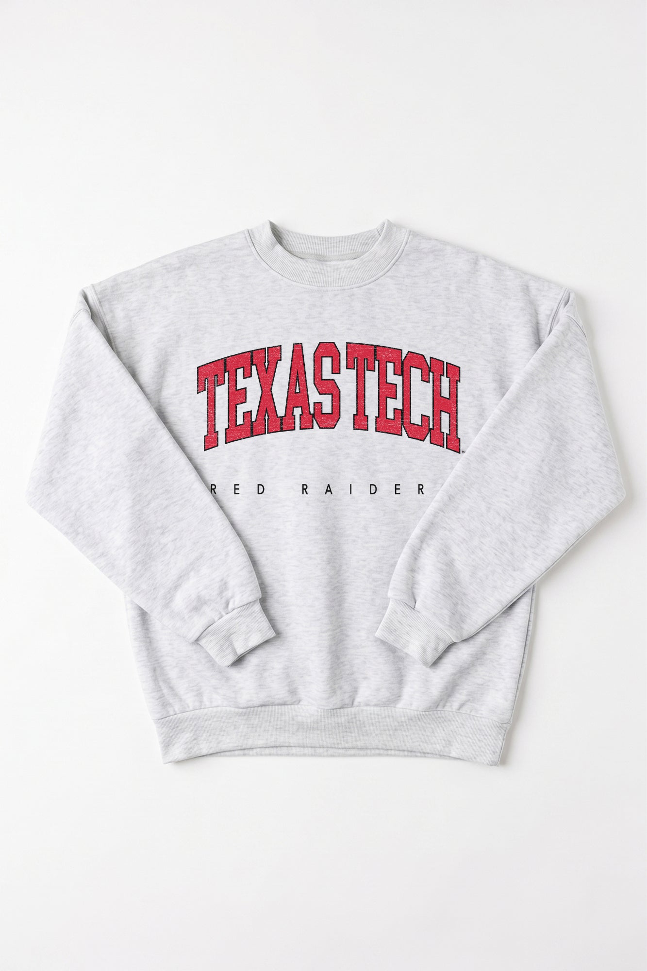 TEXAS TECH RED RAIDERS NEXT MOVE PREMIUM FLEECE UNISEX CREWNECK PULLOVER