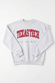 TEXAS TECH RED RAIDERS NEXT MOVE PREMIUM FLEECE UNISEX CREWNECK PULLOVER
