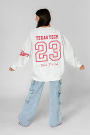 TEXAS TECH RED RAIDERS DAY ONE PREMIUM FLEECE UNISEX CREWNECK PULLOVER