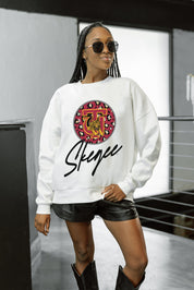 TUSKEGEE GOLDEN TIGERS WILD BREAKTHROUGH PREMIUM FLEECE CREWNECK PULLOVER