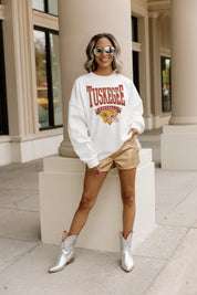 TUSKEGEE GOLDEN TIGERS Slow Motion Fleece Crewneck Pullover