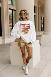 TUSKEGEE GOLDEN TIGERS Slow Motion Fleece Crewneck Pullover