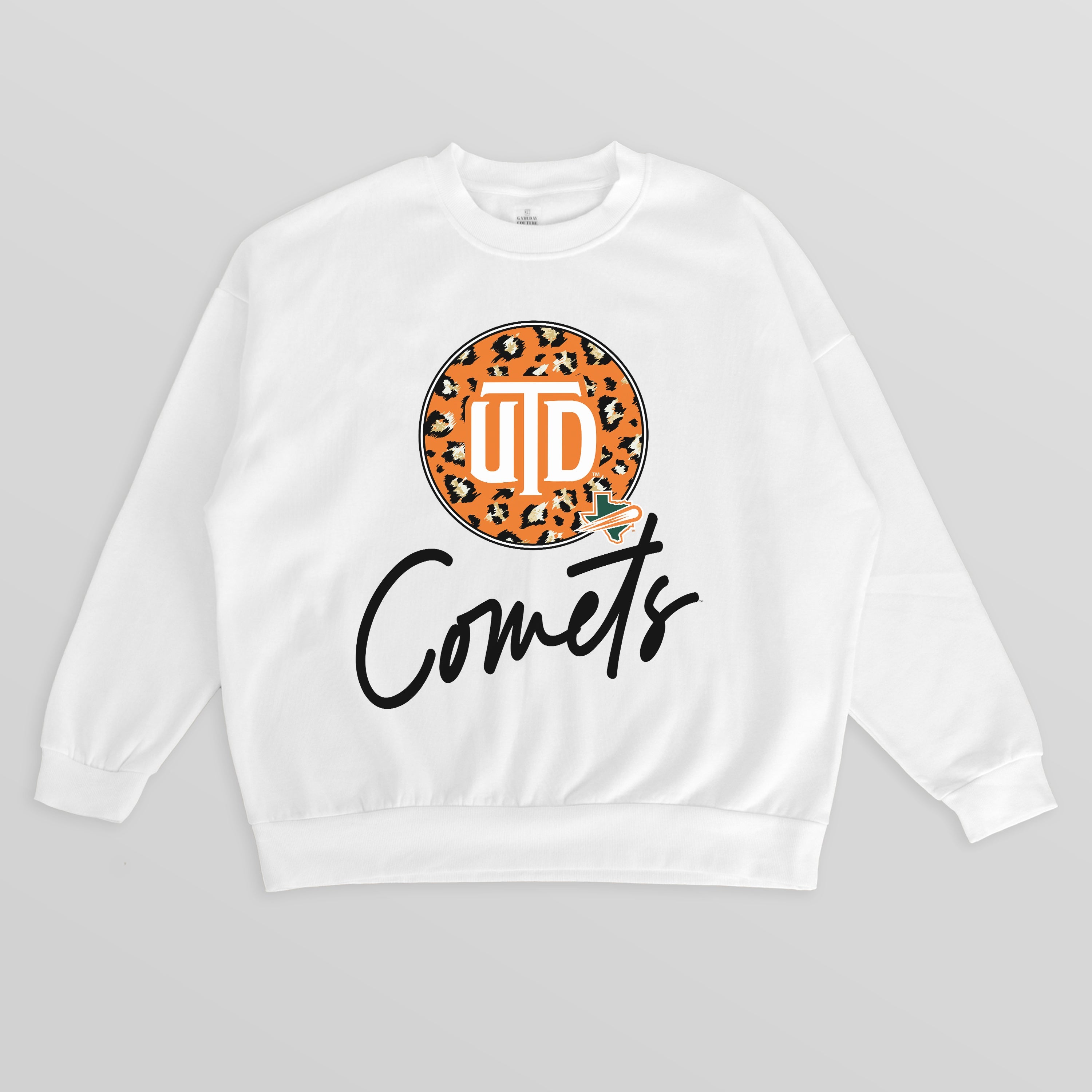 TEXAS AT DALLAS COMETS WILD BREAKTHROUGH PREMIUM FLEECE CREWNECK PULLOVER