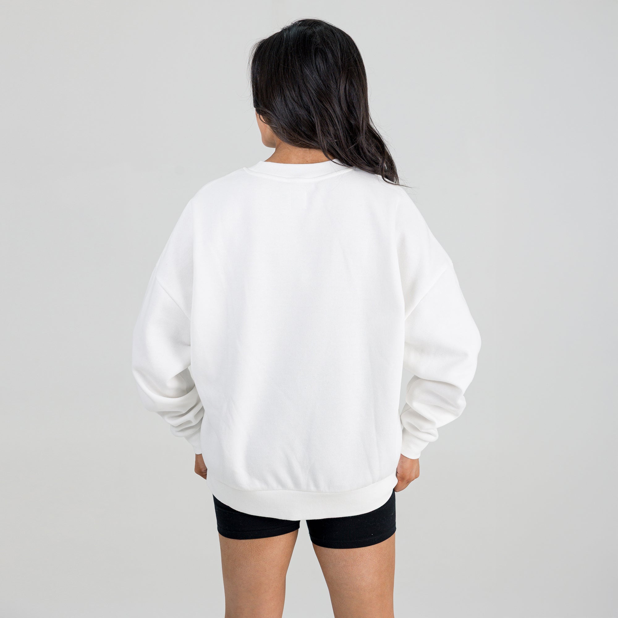 GEORGIA BULLDOGS FADED FORMATION PREMIUM FLEECE DROP SHOULDER CREWNECK PULLOVER