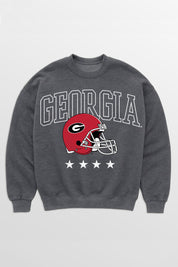 GEORGIA BULLDOGS RISING STAR PREMIUM FLEECE CREWNECK PULLOVER