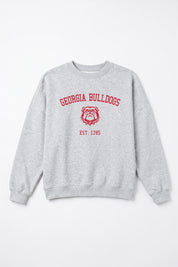 GEORGIA BULLDOGS CAMPUS ENERGY PREMIUM FLEECE CREWNECK PULLOVER