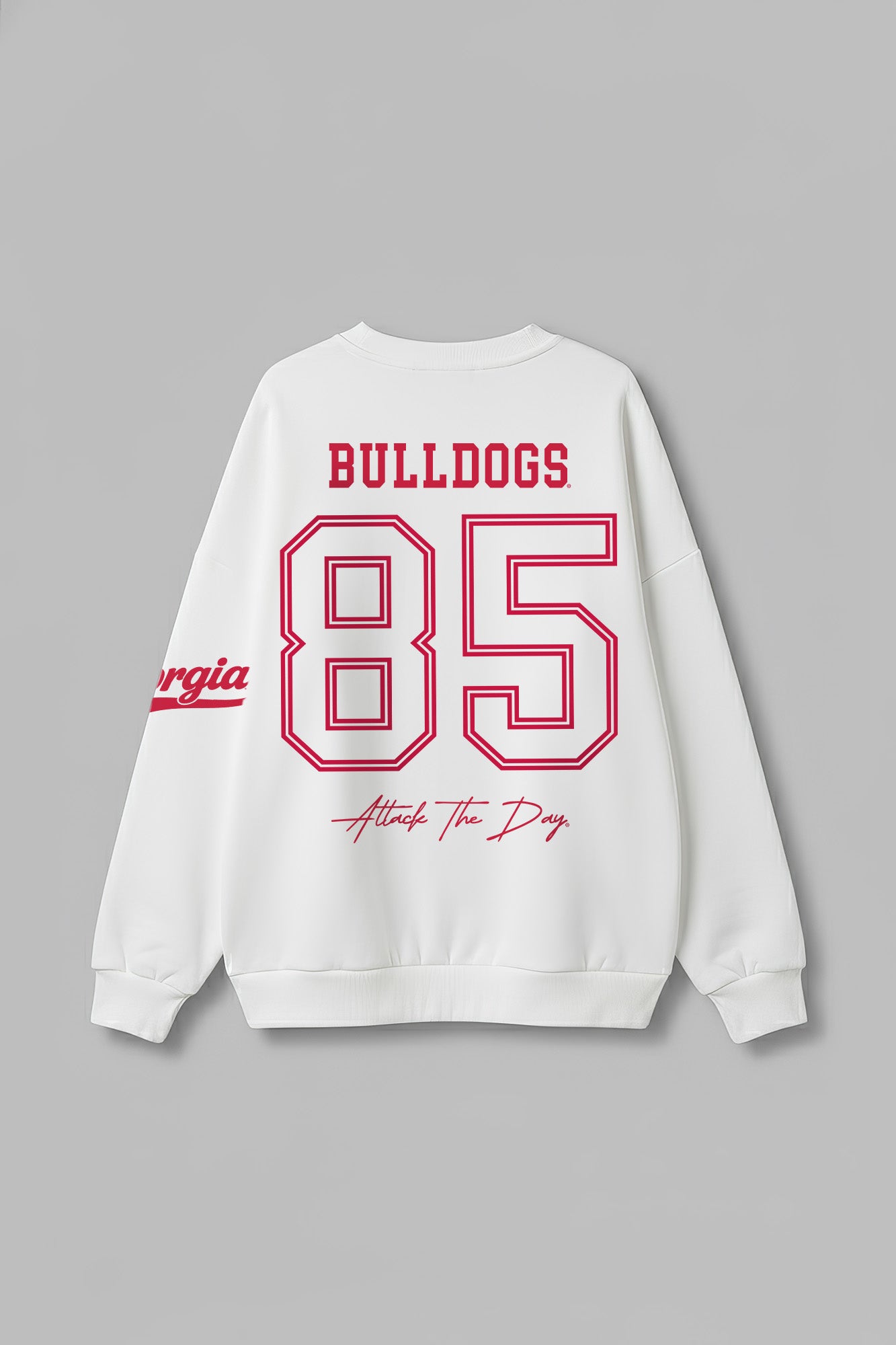 GEORGIA BULLDOGS DAY ONE PREMIUM FLEECE UNISEX CREWNECK PULLOVER
