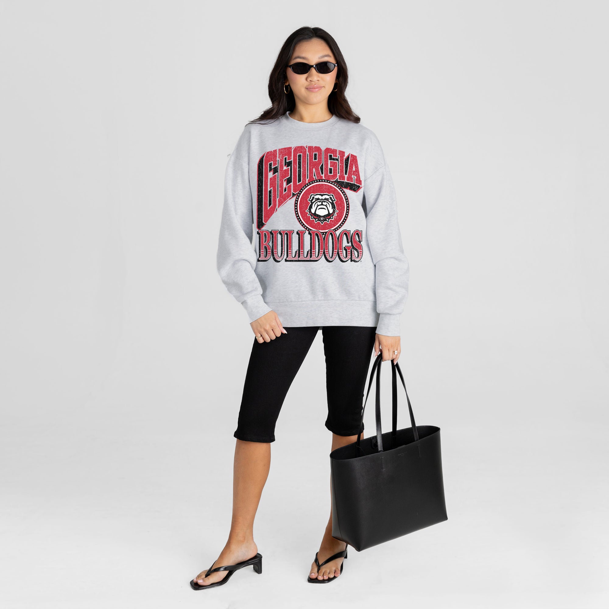 GEORGIA BULLDOGS GAME ON PREMIUM FLEECE PULLOVER