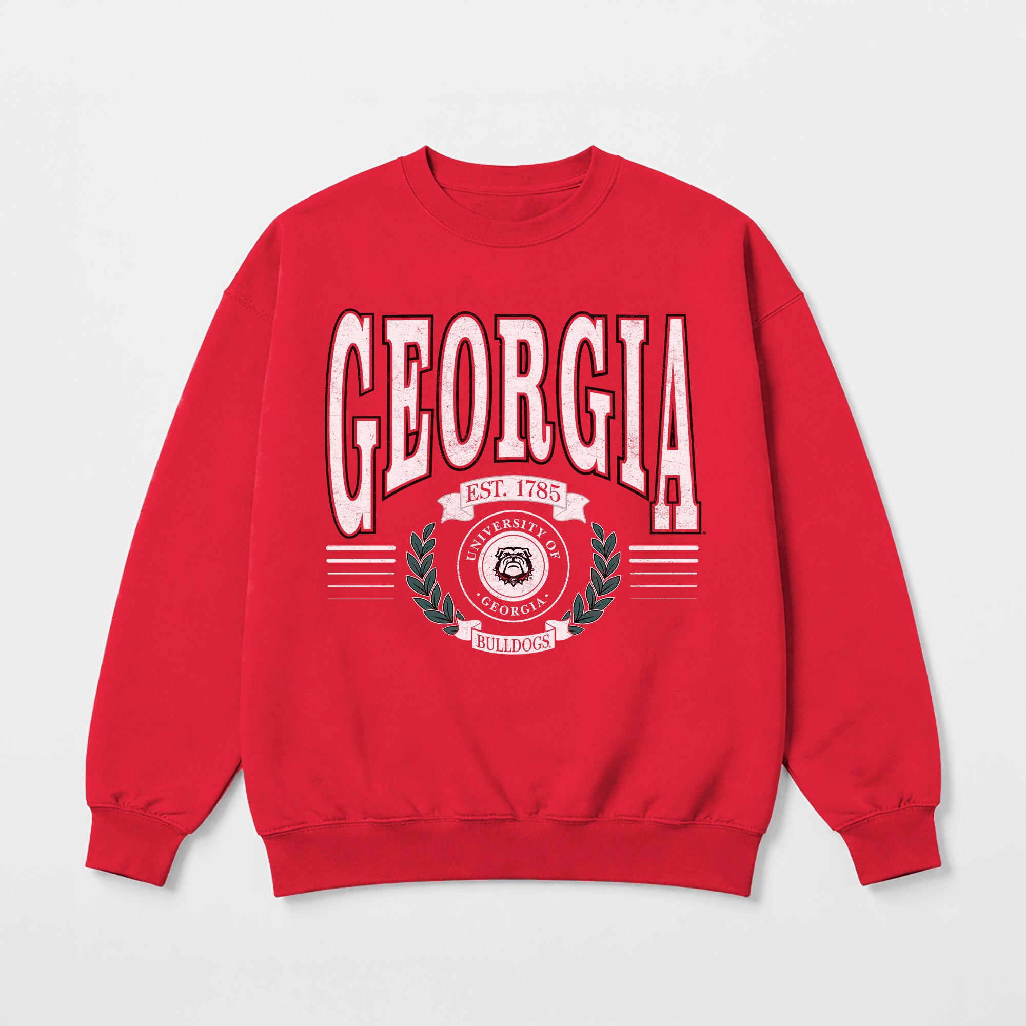 GEORGIA BULLDOGS HONOR BOUND PREMIUM FLEECE CREWNECK PULLOVER