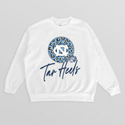 NORTH CAROLINA TAR HEELS WILD BREAKTHROUGH PREMIUM FLEECE CREWNECK PULLOVER