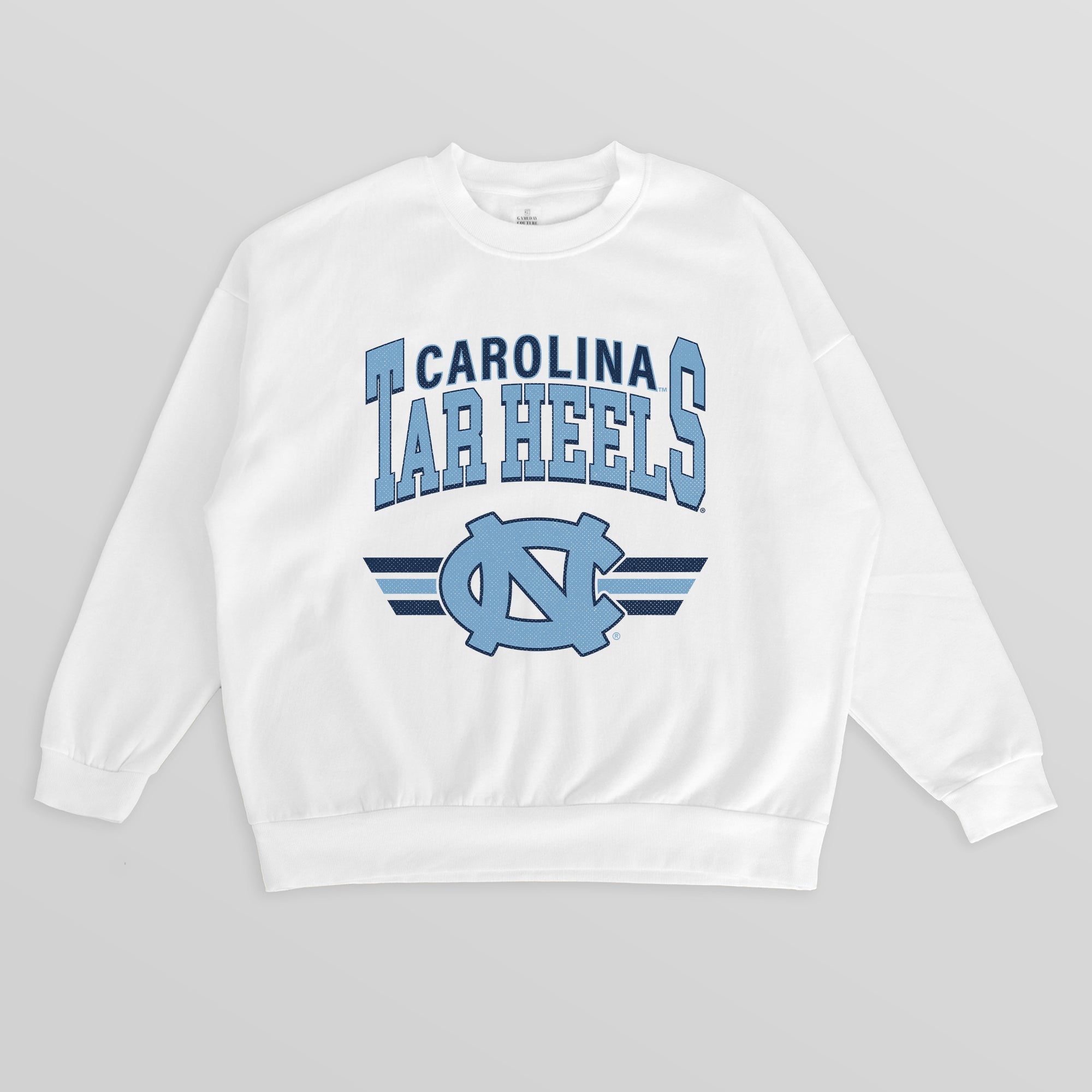 NORTH CAROLINA TAR HEELS SWIFT STRIKE PREMIUM FLEECE DROP SHOULDER CREWNECK PULLOVER