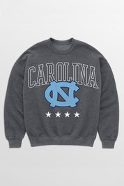 NORTH CAROLINA TAR HEELS RISING STAR PREMIUM FLEECE CREWNECK PULLOVER