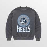 NORTH CAROLINA TAR HEELS SATURDAY SEAL PREMIUM FLEECE DROP SHOULDER CREWNECK PULLOVER