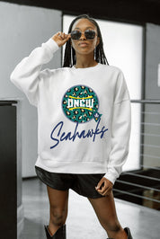 UNC WILMINGTON SEAHAWKS WILD BREAKTHROUGH PREMIUM FLEECE CREWNECK PULLOVER