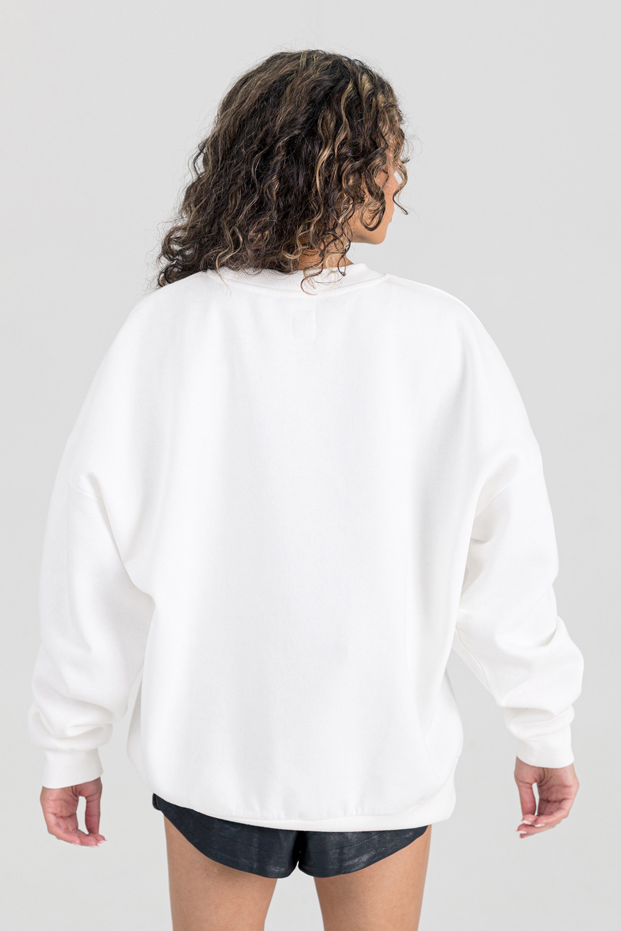 TEAM USA FADED GLORY PREMIUM FLEECE DROP SHOULDER CREWNECK PULLOVER