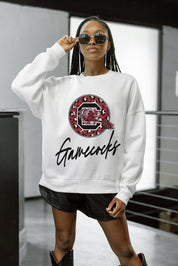 SOUTH CAROLINA GAMECOCKS WILD BREAKTHROUGH PREMIUM FLEECE CREWNECK PULLOVER