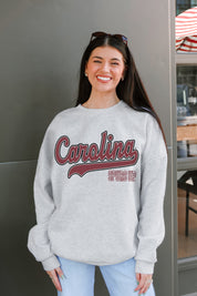 SOUTH CAROLINA GAMECOCKS CLASSIC WIN PREMIUM FLEECE CREWNECK PULLOVER