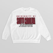 SOUTH CAROLINA GAMECOCKS ALUMNI ERA PREMIUM DROP SHOULDER FLEECE CREWNECK PULLOVER