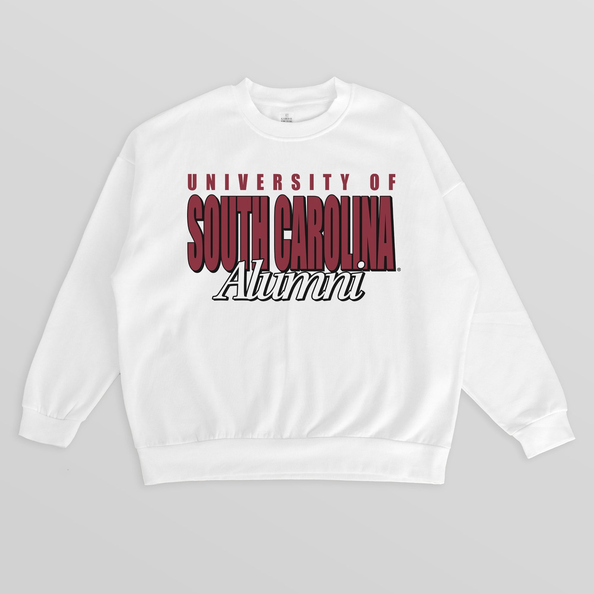 SOUTH CAROLINA GAMECOCKS ALUMNI ERA PREMIUM DROP SHOULDER FLEECE CREWNECK PULLOVER