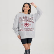SOUTH CAROLINA GAMECOCKS DEGREE UNLOCKED PREMIUM DROP SHOULDER FLEECE CREWNECK PULLOVER