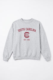 SOUTH CAROLINA GAMECOCKS CAMPUS ENERGY PREMIUM FLEECE CREWNECK PULLOVER
