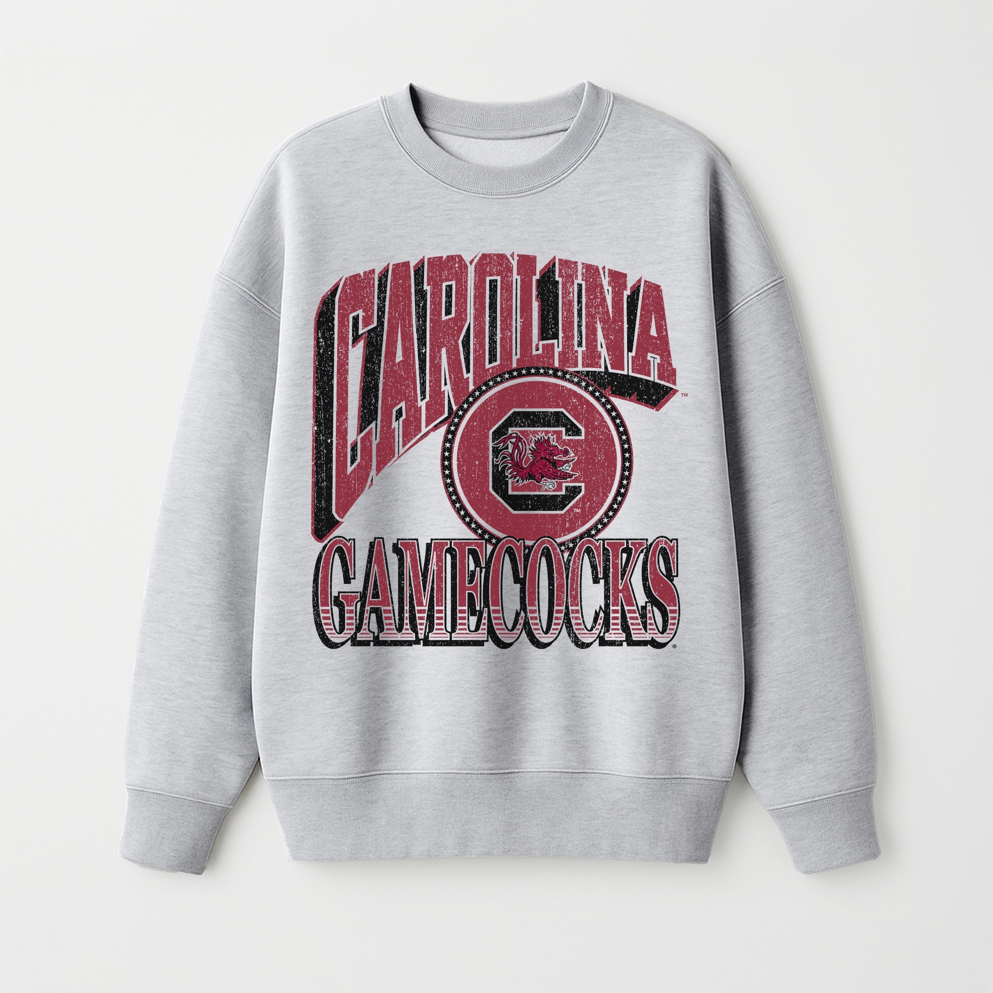 SOUTH CAROLINA GAMECOCKS GAME ON PREMIUM FLEECE DROP SHOULDER CREWNECK PULLOVER