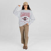 SOUTH CAROLINA GAMECOCKS INSTANT CLASSIC PREMIUM FLEECE DROP SHOULDER CREWNECK PULLOVER