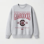 SOUTH CAROLINA GAMECOCKS INSTANT CLASSIC PREMIUM FLEECE DROP SHOULDER CREWNECK PULLOVER