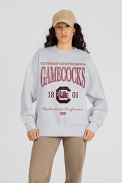 SOUTH CAROLINA GAMECOCKS INSTANT CLASSIC PREMIUM FLEECE DROP SHOULDER CREWNECK PULLOVER
