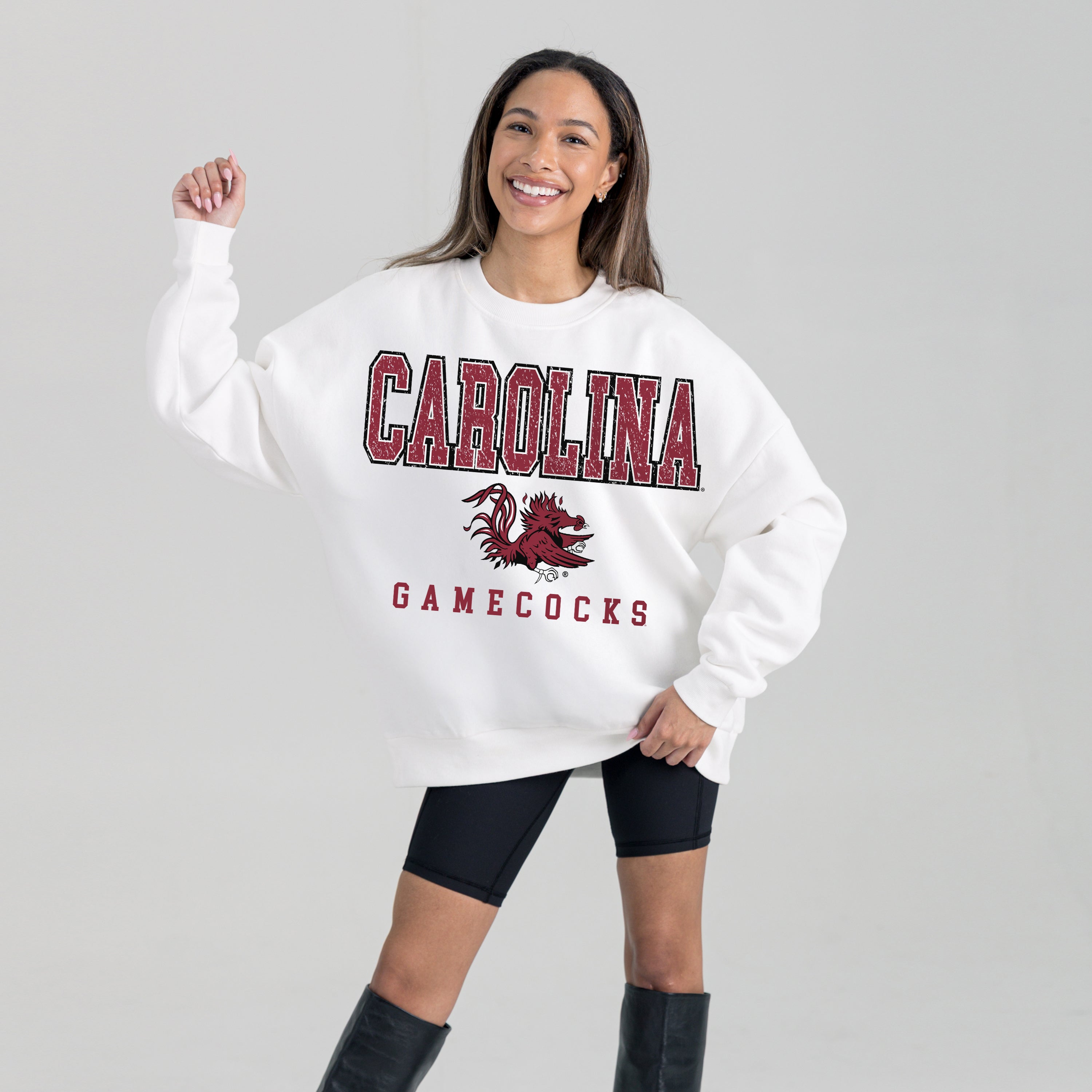SOUTH CAROLINA GAMECOCKS Freestyle Fleece Drop-Shoulder Pullover
