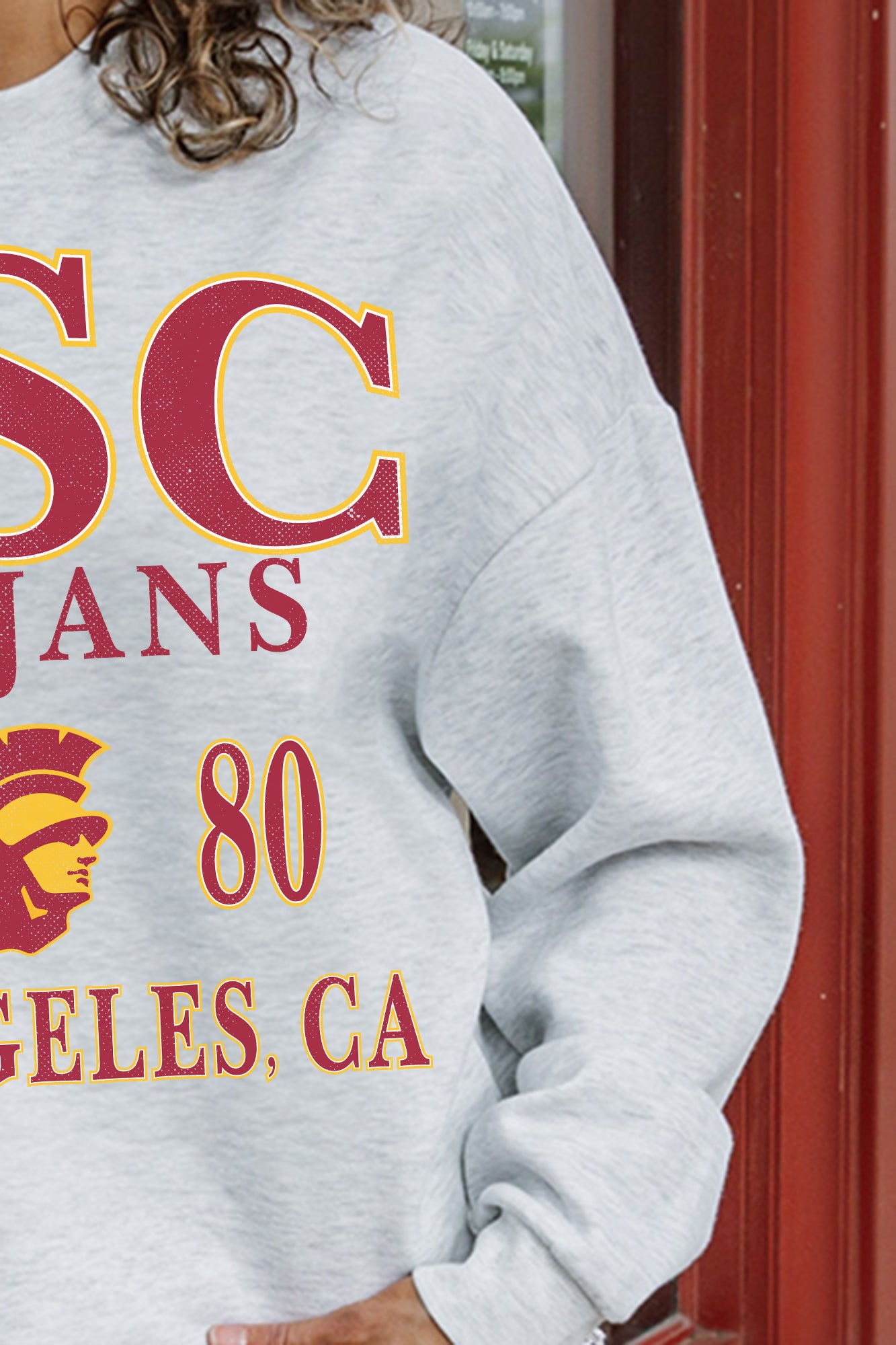 USC TROJANS Allegiance Fleece Drop-Shoulder Pullover