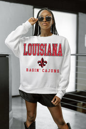LOUISIANA RAGIN' CAJUNS FREESTYLE PREMIUM FLEECE CREWNECK PULLOVER