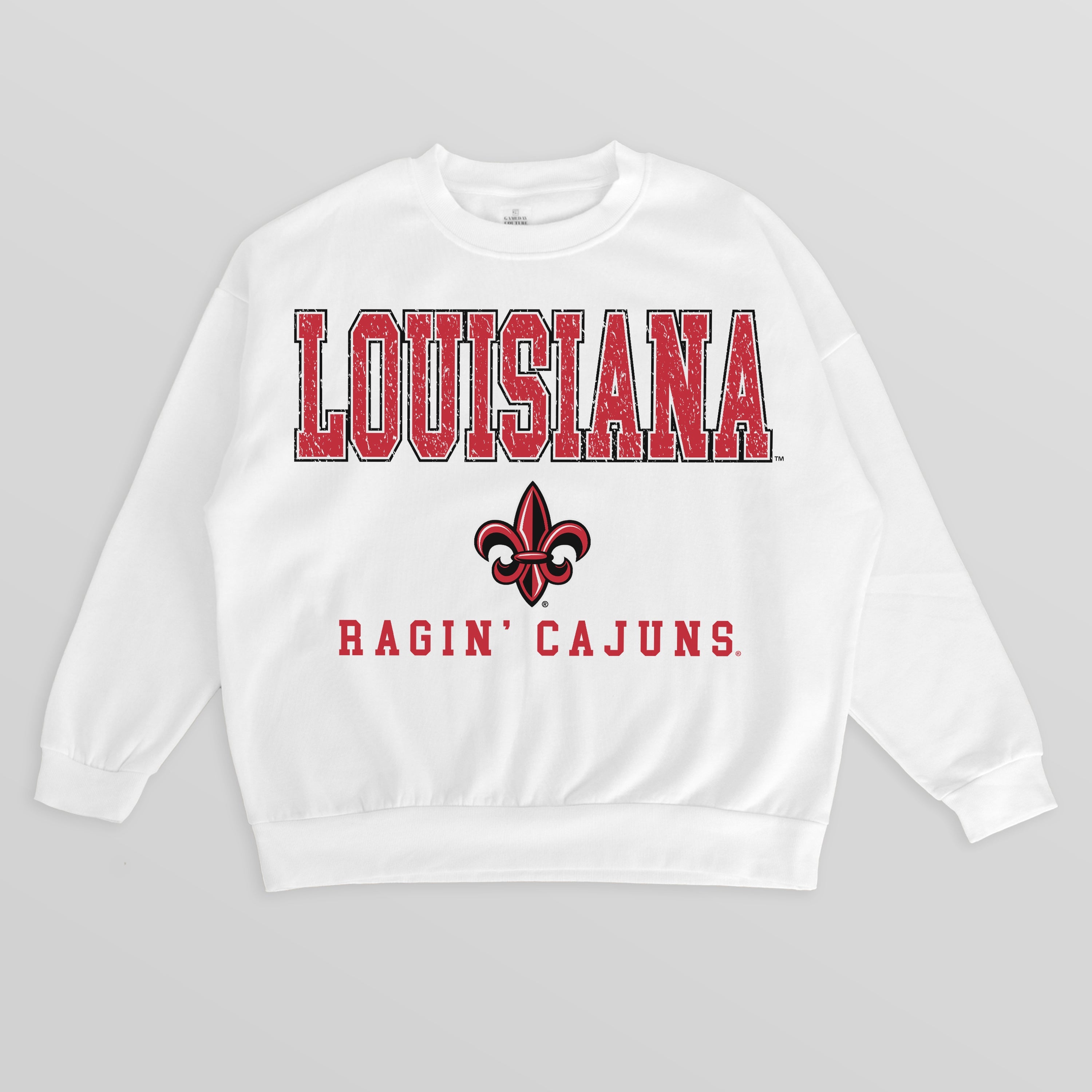 LOUISIANA RAGIN' CAJUNS FREESTYLE PREMIUM FLEECE CREWNECK PULLOVER