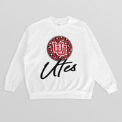 UTAH UTES WILD BREAKTHROUGH PREMIUM FLEECE CREWNECK PULLOVER