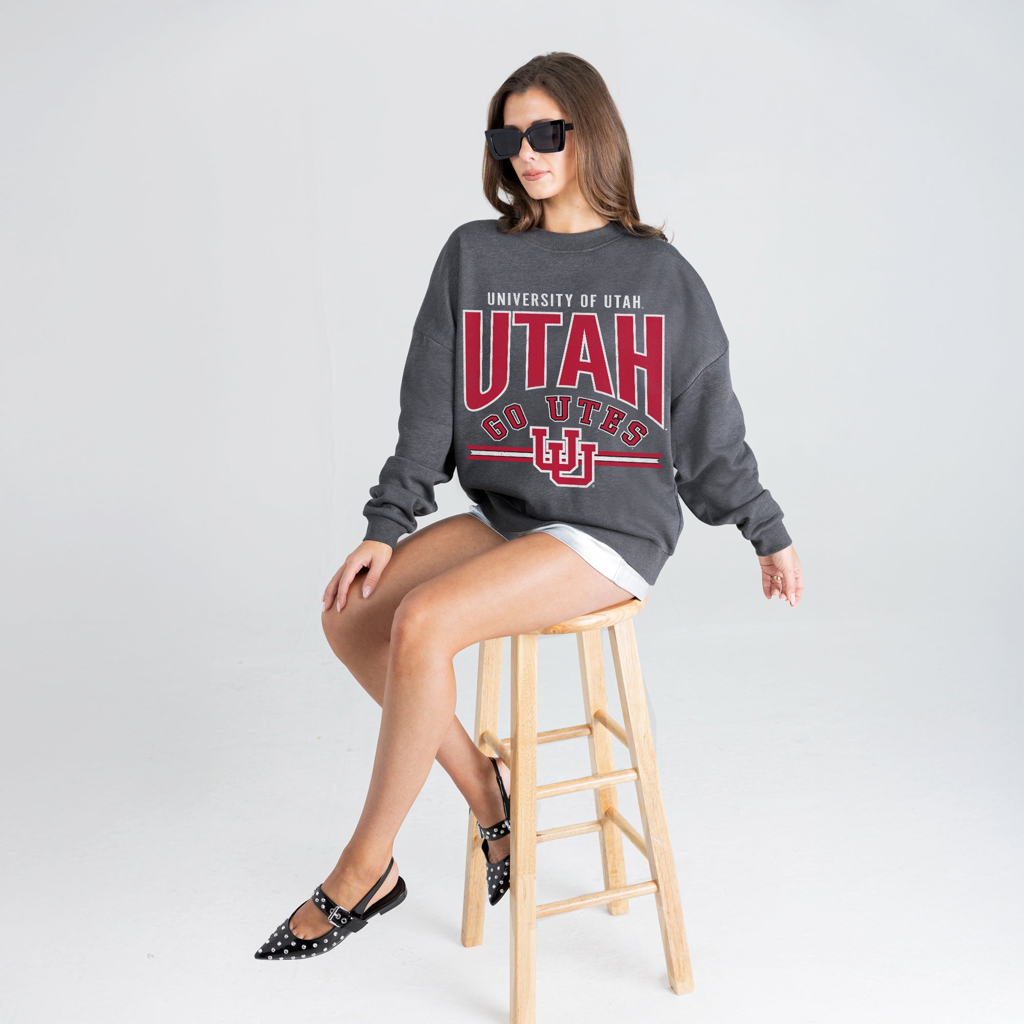 UTAH UTES KICKOFF CLASSIC PREMIUM FLEECE PULLOVER