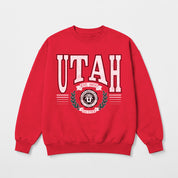 UTAH UTES HONOR BOUND PREMIUM FLEECE CREWNECK PULLOVER